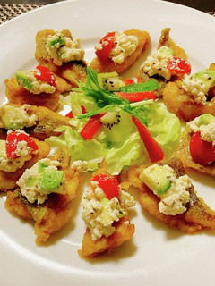 クリスマスに、カレー香る♪鱈のリース風♪-レシピのメイン写真