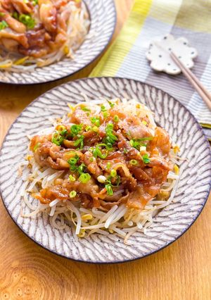 豚バラもやしのガーリック醤油-レシピのメイン写真