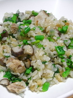 鶏肉と菜の花のピラフ-レシピのメイン写真