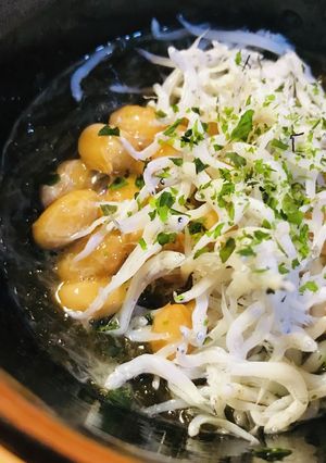 毎日の納豆●もずく＆しらす-レシピのメイン写真
