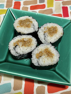 超簡単☆旨味堪能!納豆すりごま海苔巻き-レシピのメイン写真