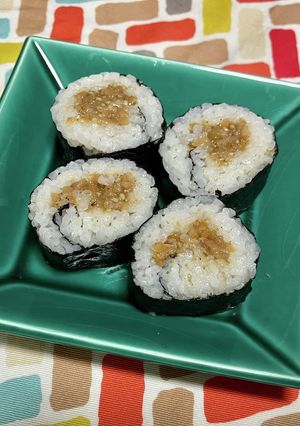 超簡単☆旨味堪能！納豆すりごま海苔巻き-レシピのメイン写真