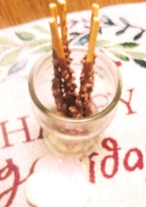 お洒落に！ポッキーをグラスに飾って！-レシピのメイン写真