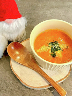 トマト味噌クリームスープ-レシピのメイン写真