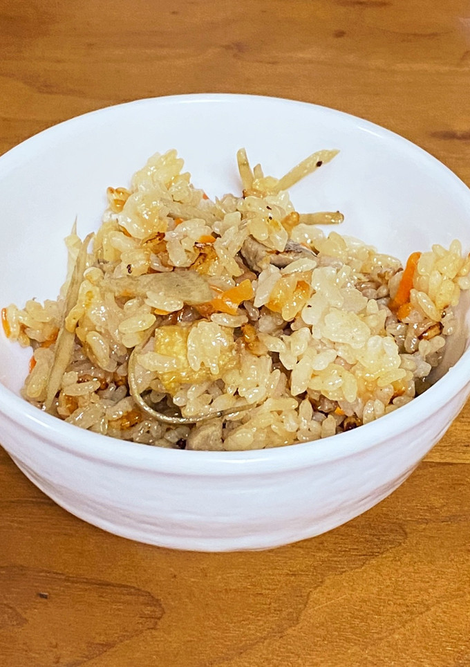 鶏とごぼうの炊き込みご飯-レシピのメイン写真