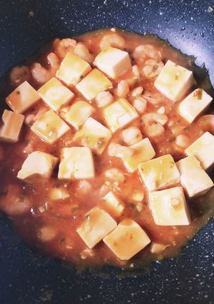 エビチリ麻婆豆腐風-レシピのメイン写真