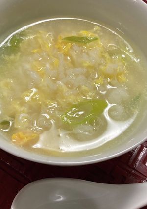 簡単♪ 喉に優しい中華粥-レシピのメイン写真