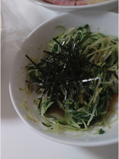 簡単水菜のサラダ-レシピのメイン写真