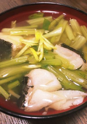 たらとかぶの葉のとろとろスープ-レシピのメイン写真