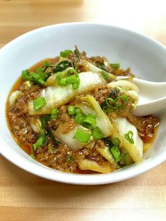 白菜のそぼろあん-レシピのメイン写真