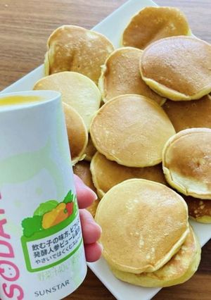 SUNSTARソダテコのパンケーキ-レシピのメイン写真
