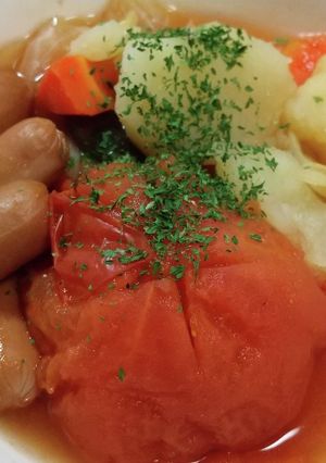 丸ごとトマトポトフ-レシピのメイン写真