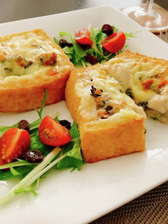 クリスマス♪厚揚げを器にチキングラタン♪-レシピのメイン写真