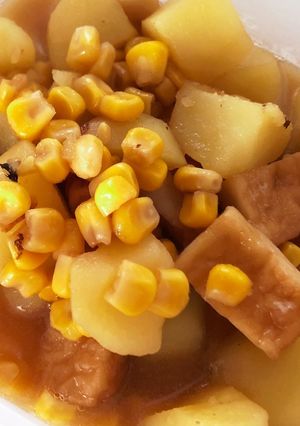 コーン入り！バター醤油じゃがいも煮-レシピのメイン写真
