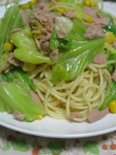 春色☆キャベツとツナのパスタ-レシピのメイン写真