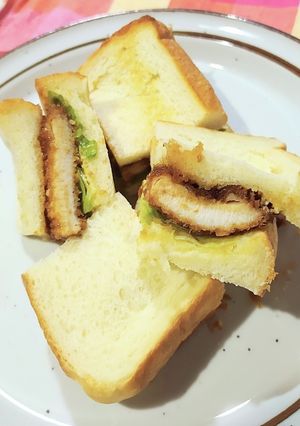 チキンかつサンド-レシピのメイン写真