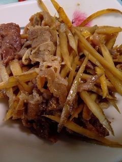 牛ごぼう甘辛煮-レシピのメイン写真