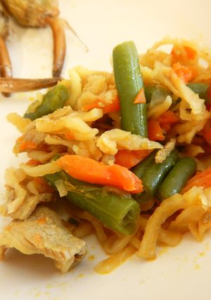 切干大根のカレー炒め☆給食メニュー-レシピのメイン写真