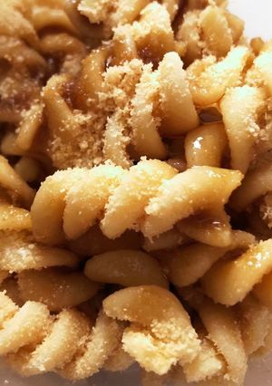 きな粉餅の味！きな粉黒蜜マカロニ-レシピのメイン写真