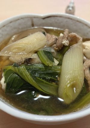 体調不良の時に！麺つゆと味噌ベースの鍋-レシピのメイン写真