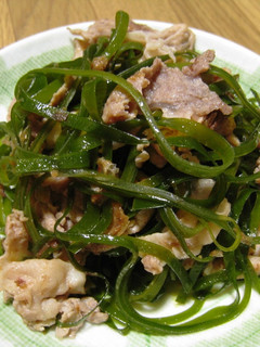 お弁当にも♪昆布と豚肉 簡単炒め-レシピのメイン写真
