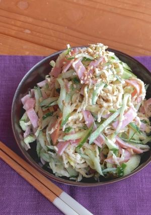 水戻し不要！切り干し大根の胡麻マヨサラダ-レシピのメイン写真