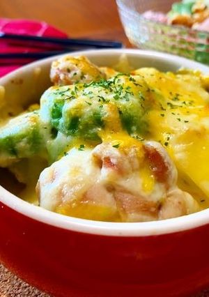 簡単！ヘルシー！味噌ポテトグラタン♪-レシピのメイン写真