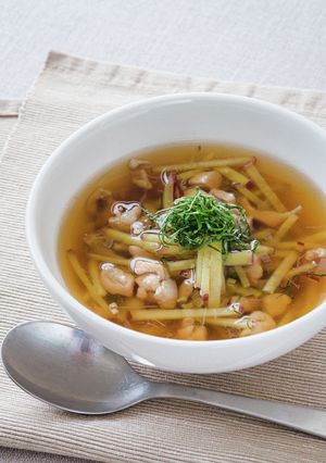 さつまいもと鶏肉の黒酢スープ-レシピのメイン写真