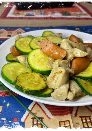 焼くだけ！誰でも出来るズッキーニ炒め！-レシピのメイン写真