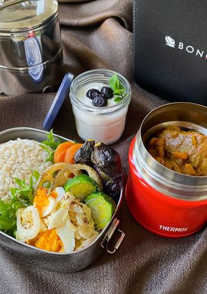 43℃,90℃ ビーフカレー弁当-レシピのメイン写真