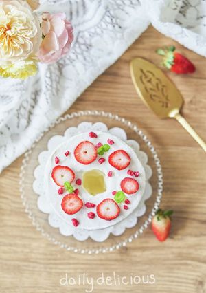 苺のシフォンケーキ-レシピのメイン写真