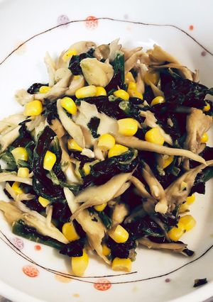 舞茸とほうれん草のマヨポン炒め-レシピのメイン写真