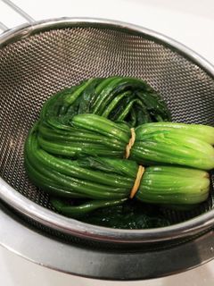 ほうれん草など葉物の茹で方 切り方-レシピのメイン写真