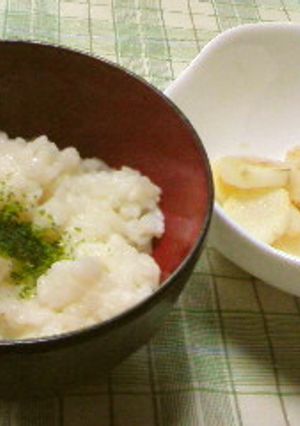 超簡単☆とろろごはんと焼き長芋-レシピのメイン写真