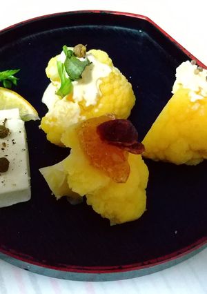 おつまみ、 カリフラワー色々味で-レシピのメイン写真