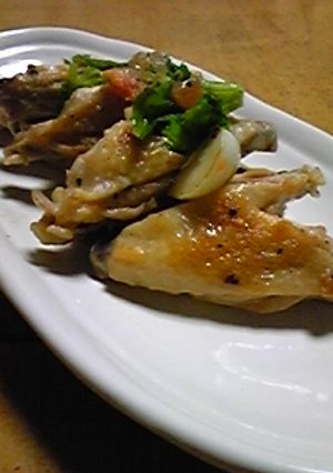 鶏手羽のシンプル焼き　セロリ風味-レシピのメイン写真