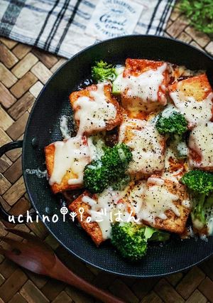 チーズがとろ～り♪ハニーケチャップ厚揚げ-レシピのメイン写真