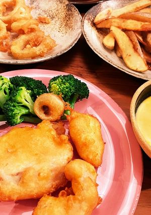 フィッシュ&オニオンリング-レシピのメイン写真