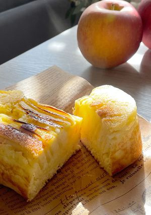 メスティンで簡単！HMのリンゴケーキ-レシピのメイン写真