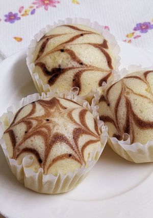 簡単、楽しい～ミルク蒸しケーキ☆-レシピのメイン写真