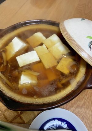 簡単、熱々！なめこと生姜のあんかけ湯豆腐-レシピのメイン写真