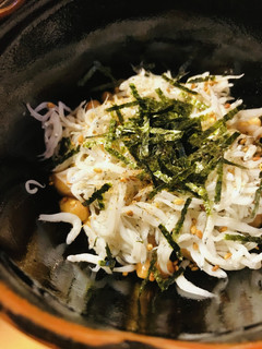 毎日の納豆●おじゃこ&きざみ海苔-レシピのメイン写真