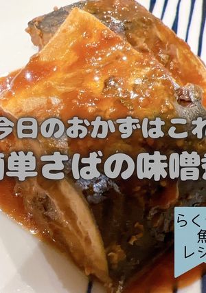 簡単!さばの味噌煮-レシピのメイン写真