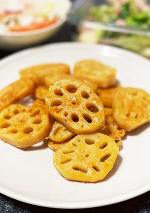 簡単！ガリバタれんこんステーキ-レシピのメイン写真