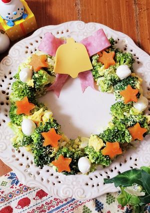 クリスマスに☆簡単ブロッコリースサラダ-レシピのメイン写真