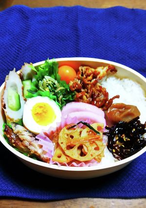 今日のわっぱ弁当-レシピのメイン写真