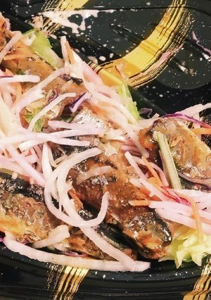 “魚缶野菜サラダ和え色々”-レシピのメイン写真