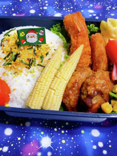 時短お弁当盛り付け記録 お子様ランチ風-レシピのメイン写真