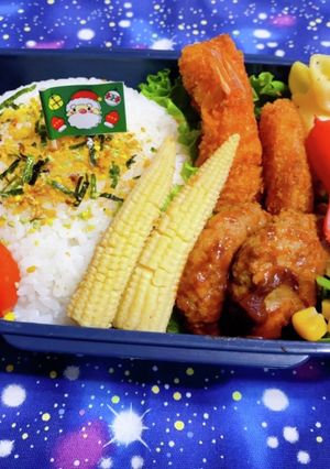 時短お弁当盛り付け記録　お子様ランチ風-レシピのメイン写真