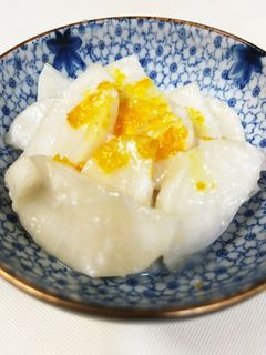 ※柚子が香る甘めの大根べったら漬け※-レシピのメイン写真